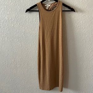 small light brown forever 21 bodycon dress